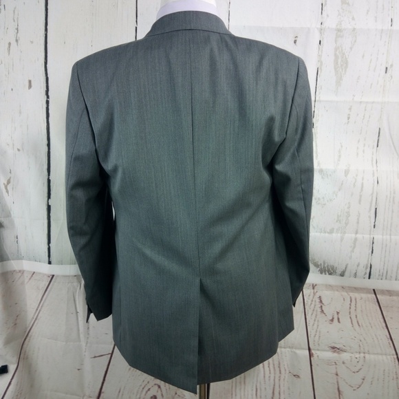 Sam's Tailor 42R Gray Surgeon Cuff Suit Blazer Spo - Picture 5 of 8